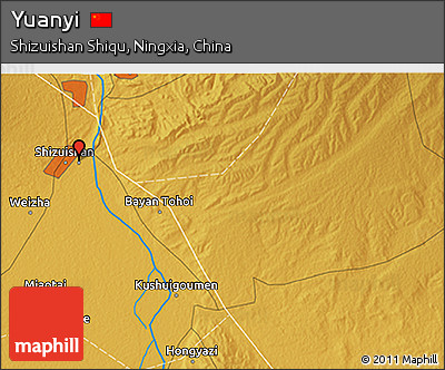 Physical 3D Map of Yuanyi