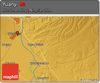 Physical 3D Map of Yuanyi