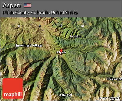 Satellite Map of Aspen