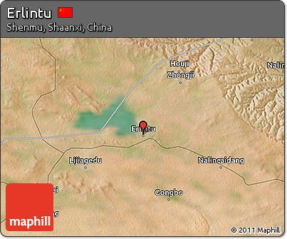 Satellite 3D Map of Erlintu