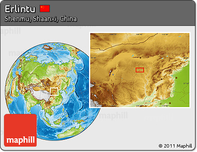Physical Location Map of Erlintu