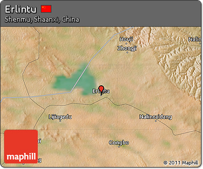 Satellite Map of Erlintu
