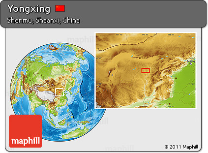 Physical Location Map of Yongxing