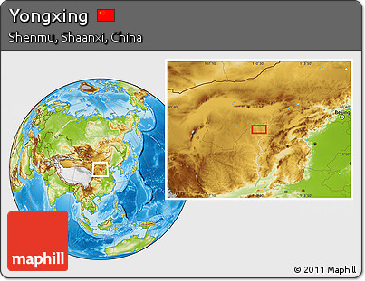 Physical Location Map of Yongxing