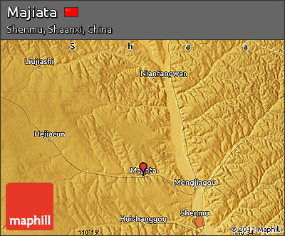 Physical Map of Majiata