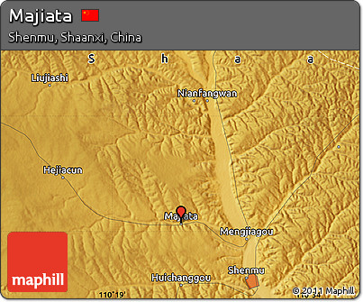 Physical Map of Majiata