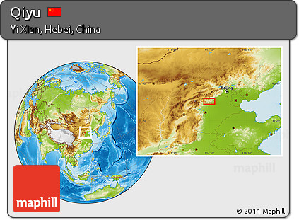 Physical Location Map of Qiyu