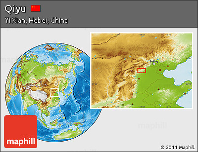 Physical Location Map of Qiyu