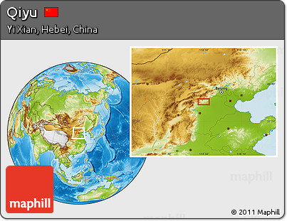 Physical Location Map of Qiyu