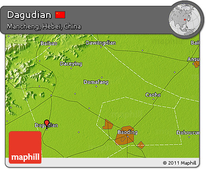 Physical 3D Map of Dagudian