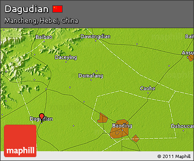 Physical 3D Map of Dagudian