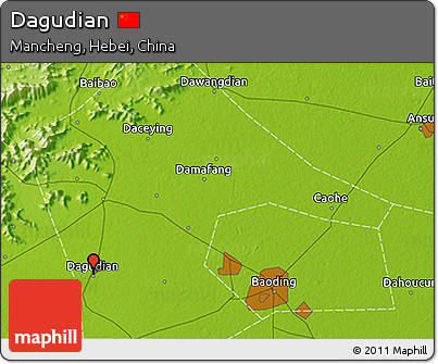 Physical 3D Map of Dagudian