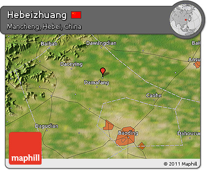 Satellite 3D Map of Hebeizhuang