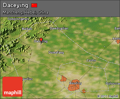 Satellite 3D Map of Daceying
