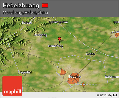 Satellite 3D Map of Hebeizhuang