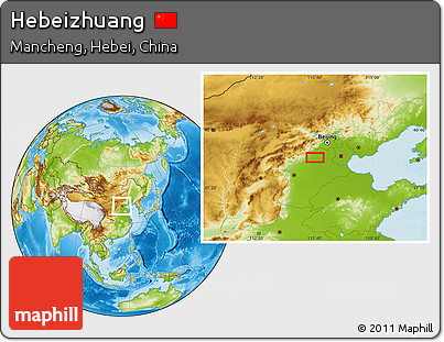 Physical Location Map of Hebeizhuang