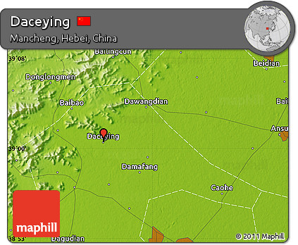 Physical Map of Daceying