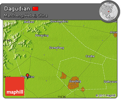 Physical Map of Dagudian
