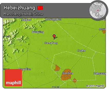 Physical Map of Hebeizhuang