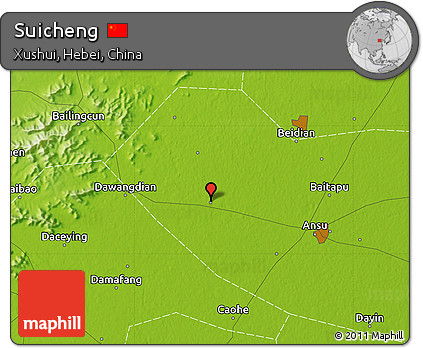 Physical Map of Suicheng