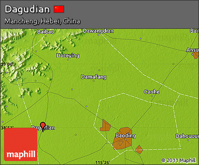 Physical Map of Dagudian