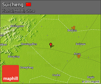Physical Map of Suicheng