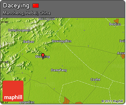 Physical Map of Daceying