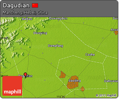 Physical Map of Dagudian