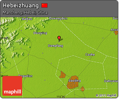 Physical Map of Hebeizhuang