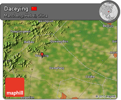 Satellite Map of Daceying