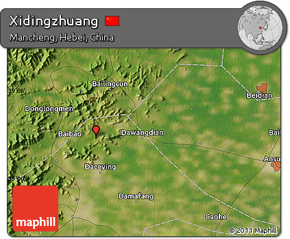 Satellite Map of Xidingzhuang