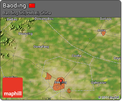 Satellite Map of Baoding