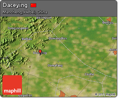 Satellite Map of Daceying