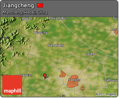 Satellite Map of Jiangcheng