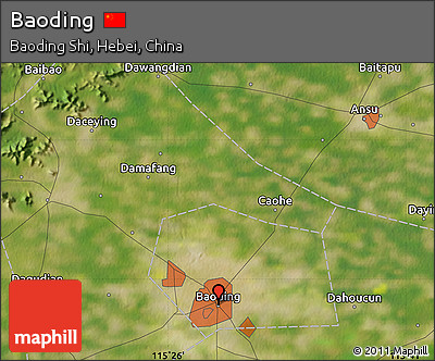 Satellite Map of Baoding