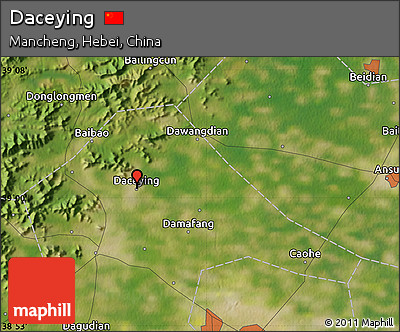 Satellite Map of Daceying