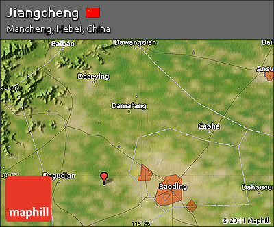 Satellite Map of Jiangcheng