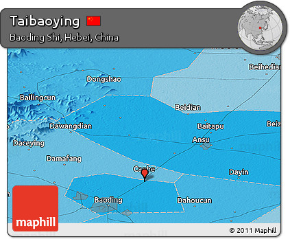 Political Panoramic Map of Taibaoying