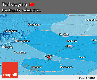 Political Panoramic Map of Taibaoying