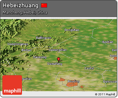 Satellite Panoramic Map of Hebeizhuang