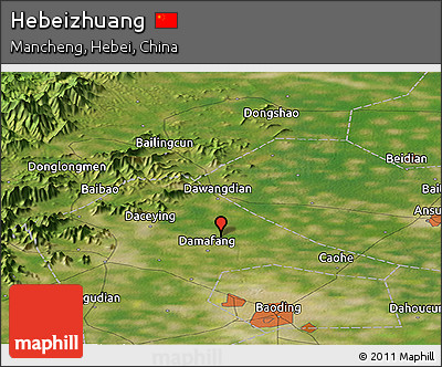 Satellite Panoramic Map of Hebeizhuang