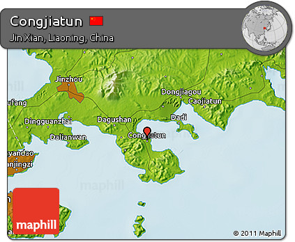 Physical 3D Map of Congjiatun