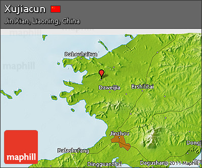 Physical 3D Map of Xujiacun