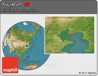 Satellite Location Map of Xujiacun