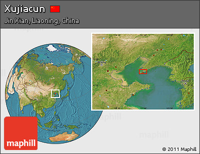 Satellite Location Map of Xujiacun