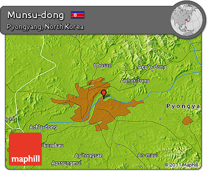 Physical 3D Map of Munsu-dong