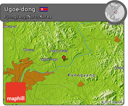 Physical 3D Map of Ugoe-dong