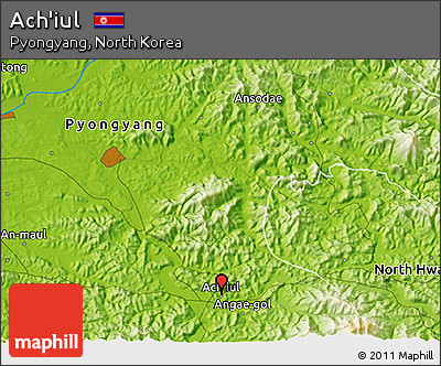 Physical 3D Map of Ach'iul