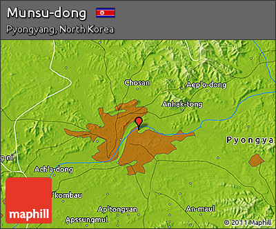 Physical 3D Map of Munsu-dong