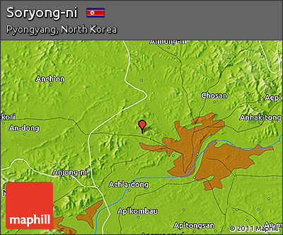 Physical 3D Map of Soryong-ni